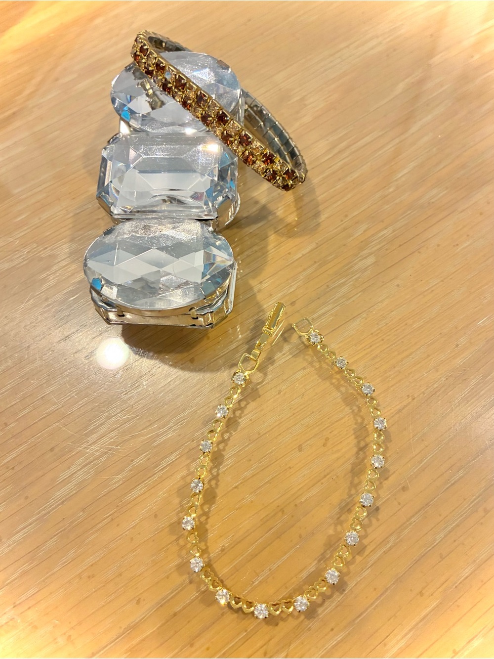 3 Vintage 1980’s and 1990’s Fashion Bracelets.
